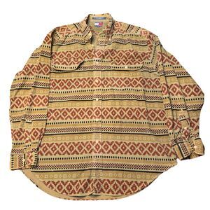 Vintage Tommy Hilfiger Long Sleeve Polo Men’s Sz M 100% Cotton Y2K Warm Preppy